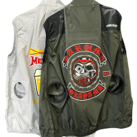 空調服　転写プリント