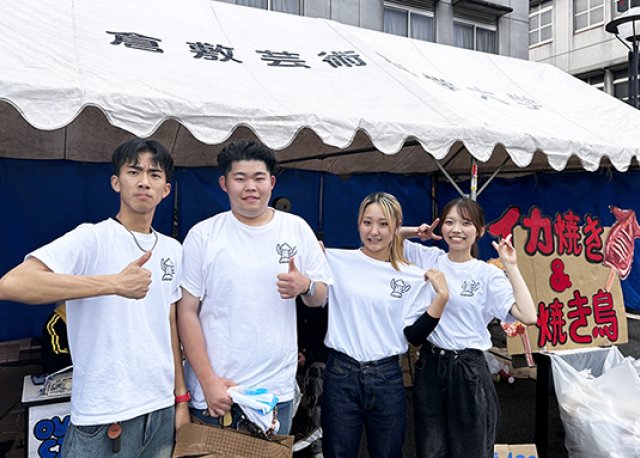 【倉敷芸術科学大学】学祭用オリジナルTシャツ制作させて頂きました！