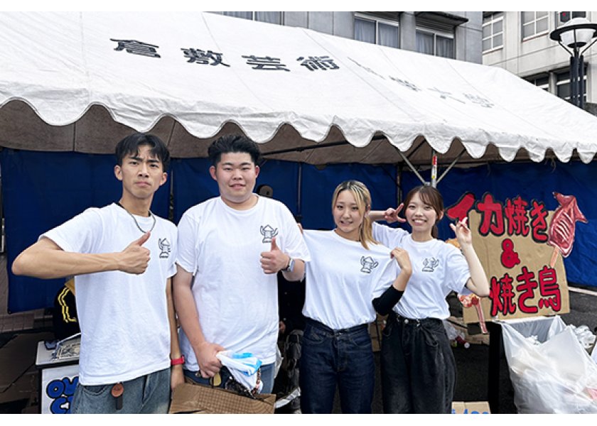 【倉敷芸術科学大学】学祭用オリジナルTシャツ制作させて頂きました！