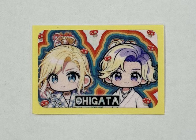 推し活でステッカーとキーホルダーを作製しました！