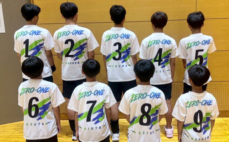 小学生スポーツチーム オリジナルTシャツを昇華転写でさせていただきました！