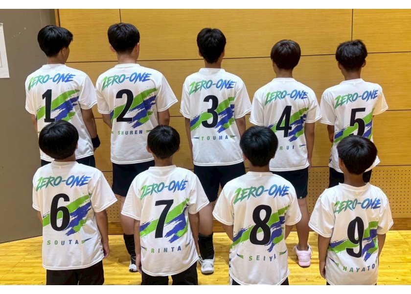 小学生スポーツチーム オリジナルTシャツを昇華転写でさせていただきました！