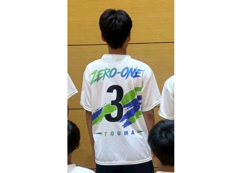 小学生スポーツチーム オリジナルTシャツを昇華転写でさせていただきました！