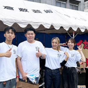 【倉敷芸術科学大学】学祭用オリジナルTシャツ制作させて頂きました！