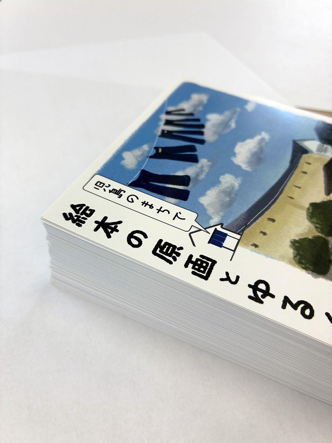 【おくだひろこ様】個展案内ポストカードを制作させていただきました！