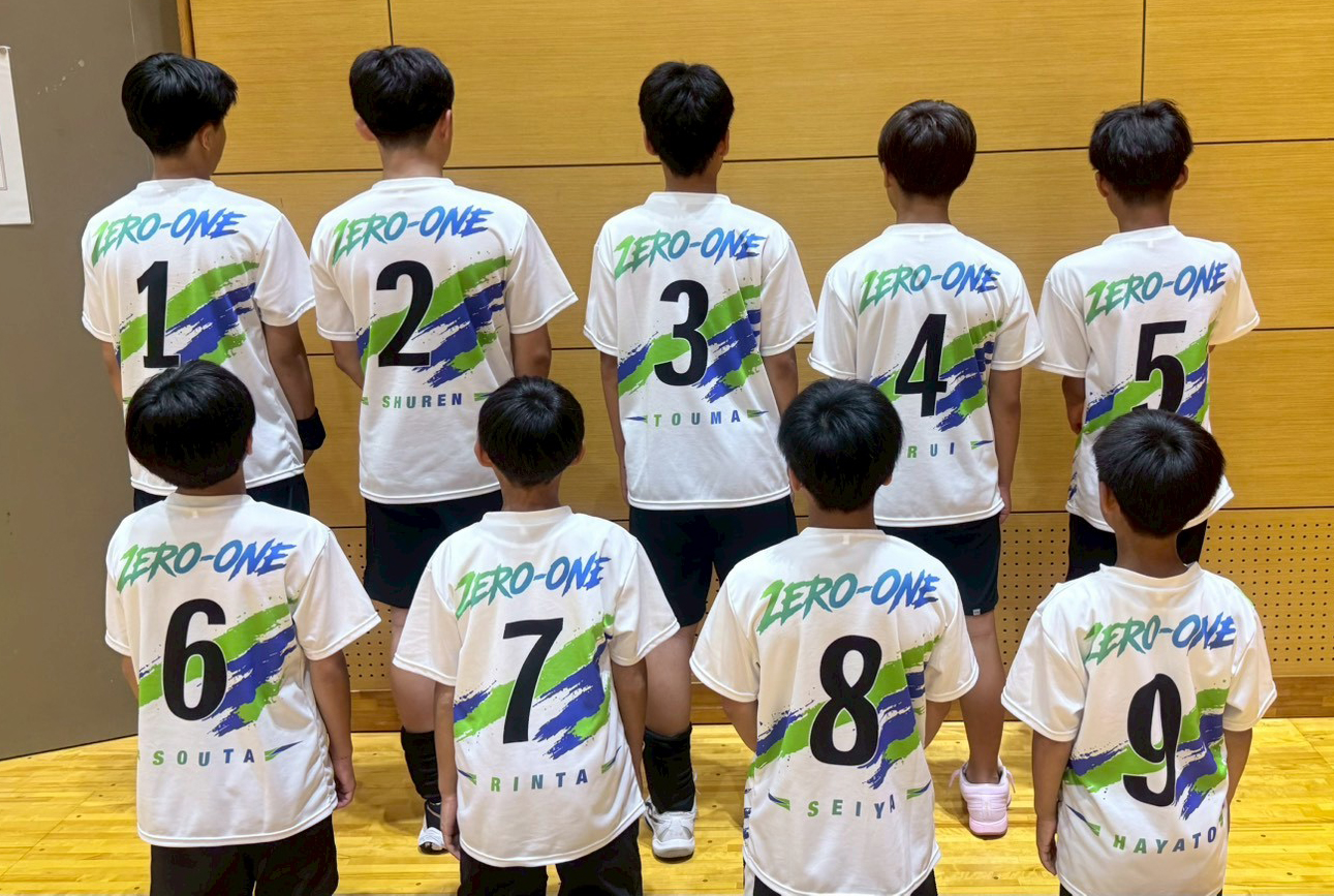 小学生スポーツチーム オリジナルTシャツを昇華転写でさせていただきました！