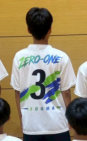 小学生スポーツチーム オリジナルTシャツを昇華転写でさせていただきました！